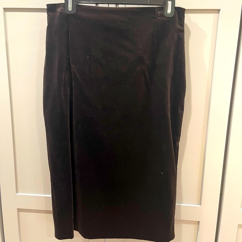 Escada velvet skirt